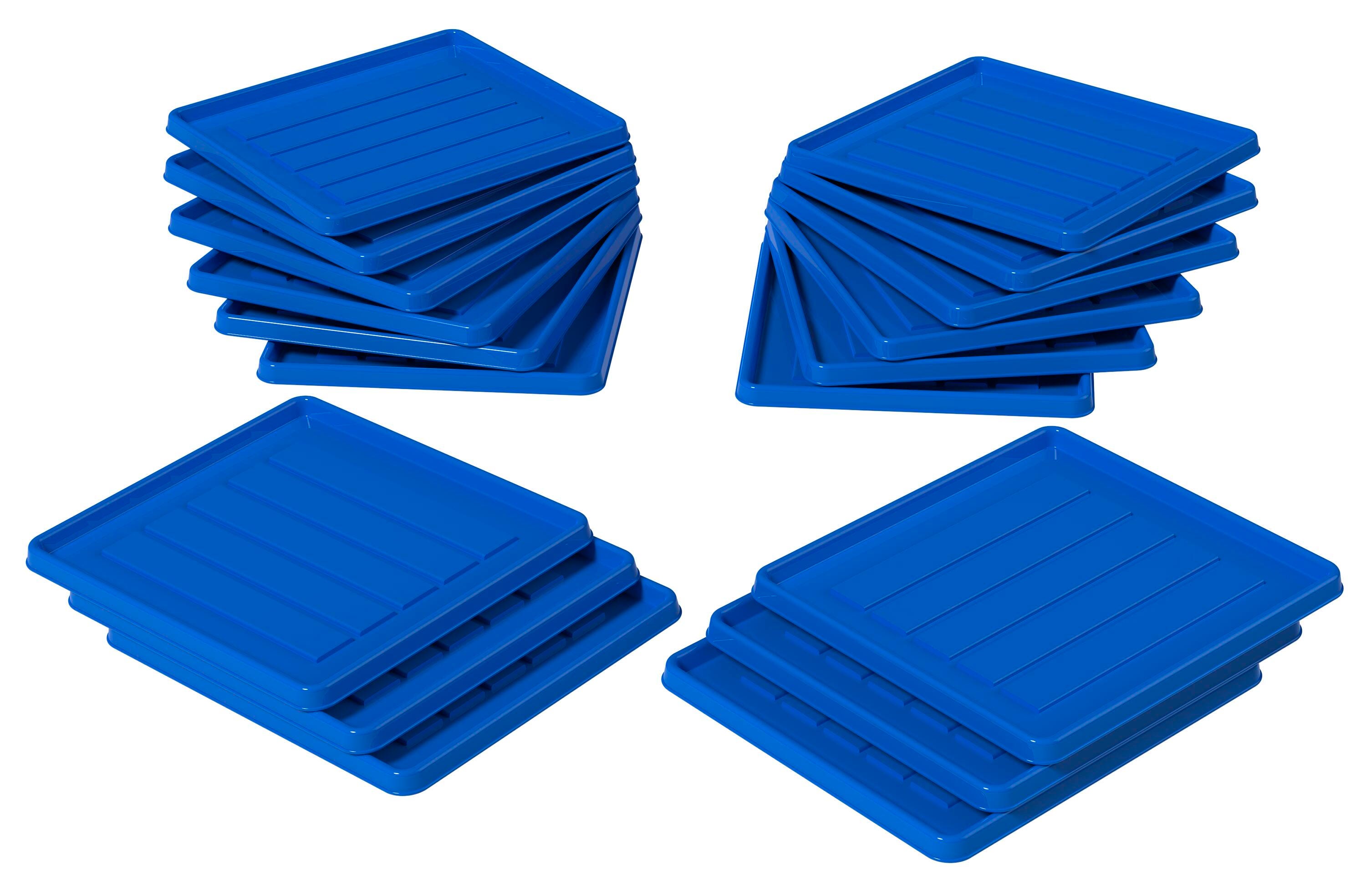 LOCKER BOOT TRAY BLUE PACK OF 18