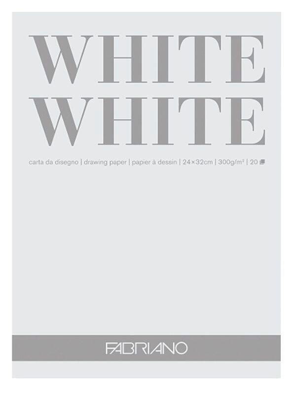 PAD DRAWING FABRIANO WHITE 8X8 IN 300 GSM 20 SHTS