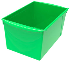 BOOK BINS INTERLOCKING DOUBLE WIDE GREEN EACH