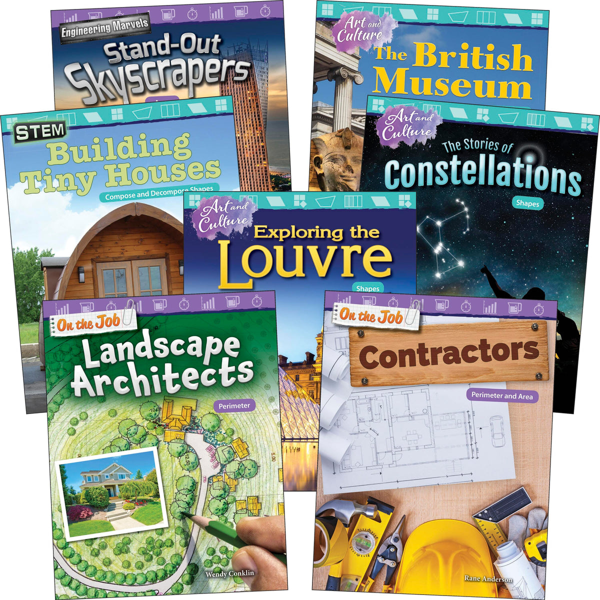 BOOKS GEOMETRY GR 2-3 SET OF 7