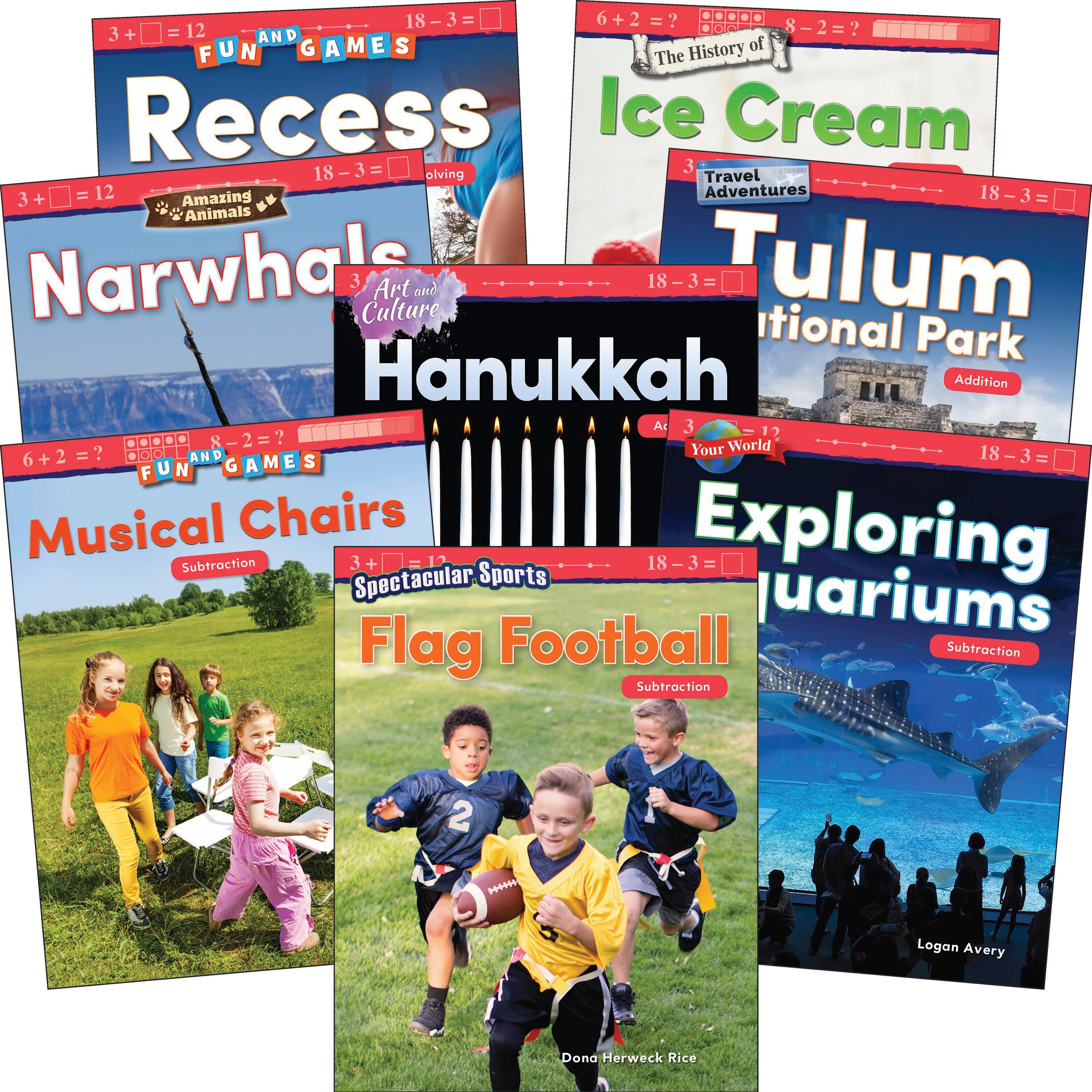 BOOKS ADDITION AND SUBTRACTION GR K-1 - 8/SET