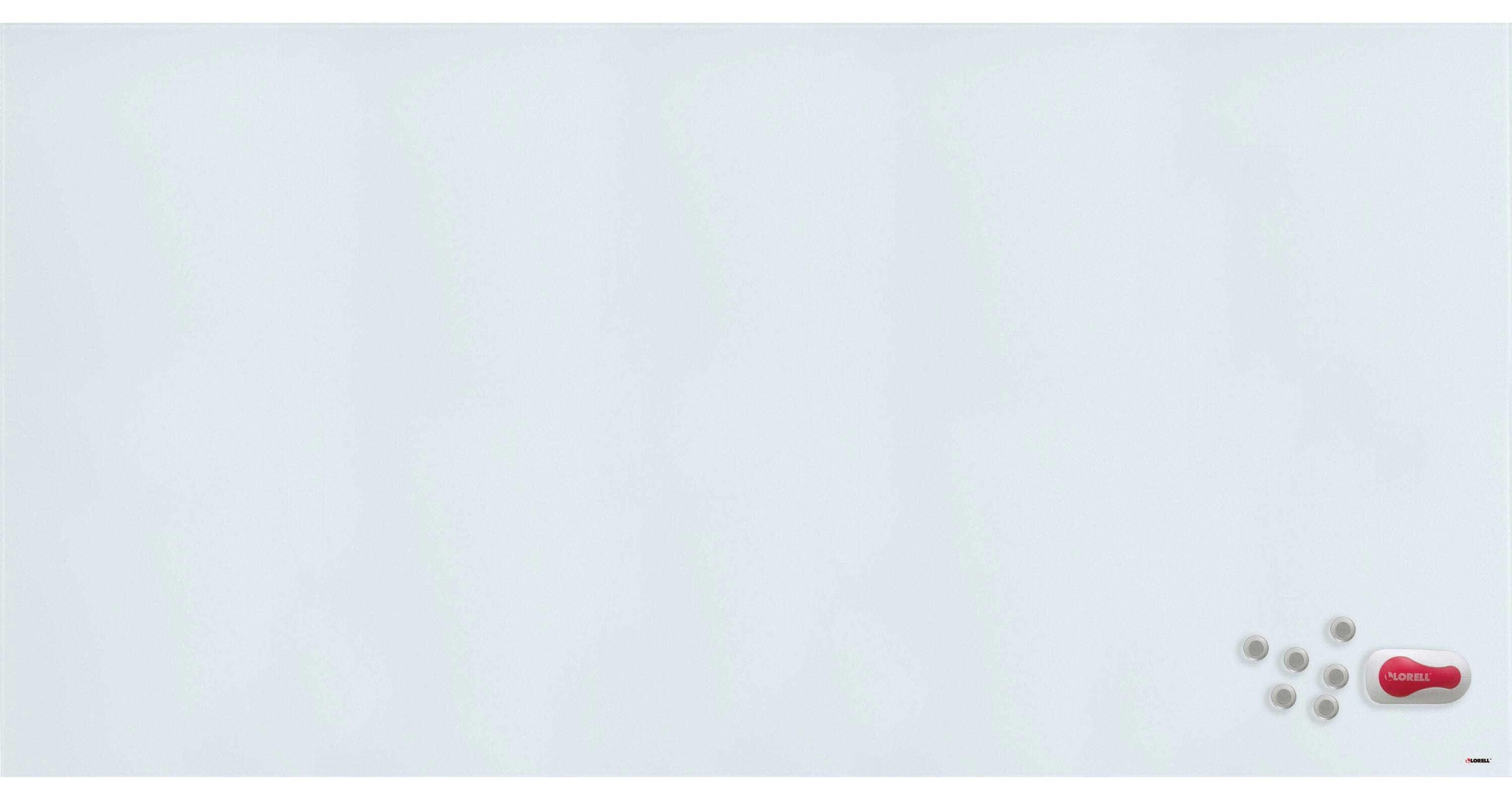 BOARD - GLASS - MAGNETIC - 8X4 - WHITE - LLR55661