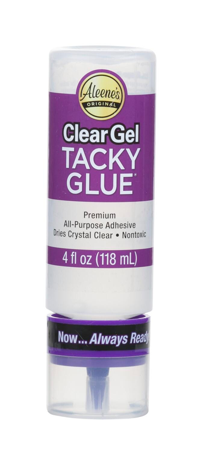 GLUE TACKY ALEENES CLEAR GEL 4 OZ EACH