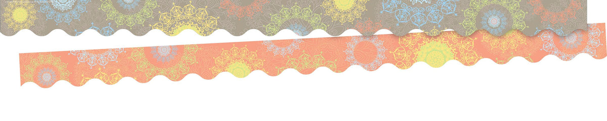 MINDFULNESS SUNSET SCALLOPED BORDER 39 FT