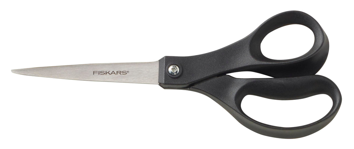 SCISSORS FISKARS RECYCLED 8 IN BLACK PK OF 2