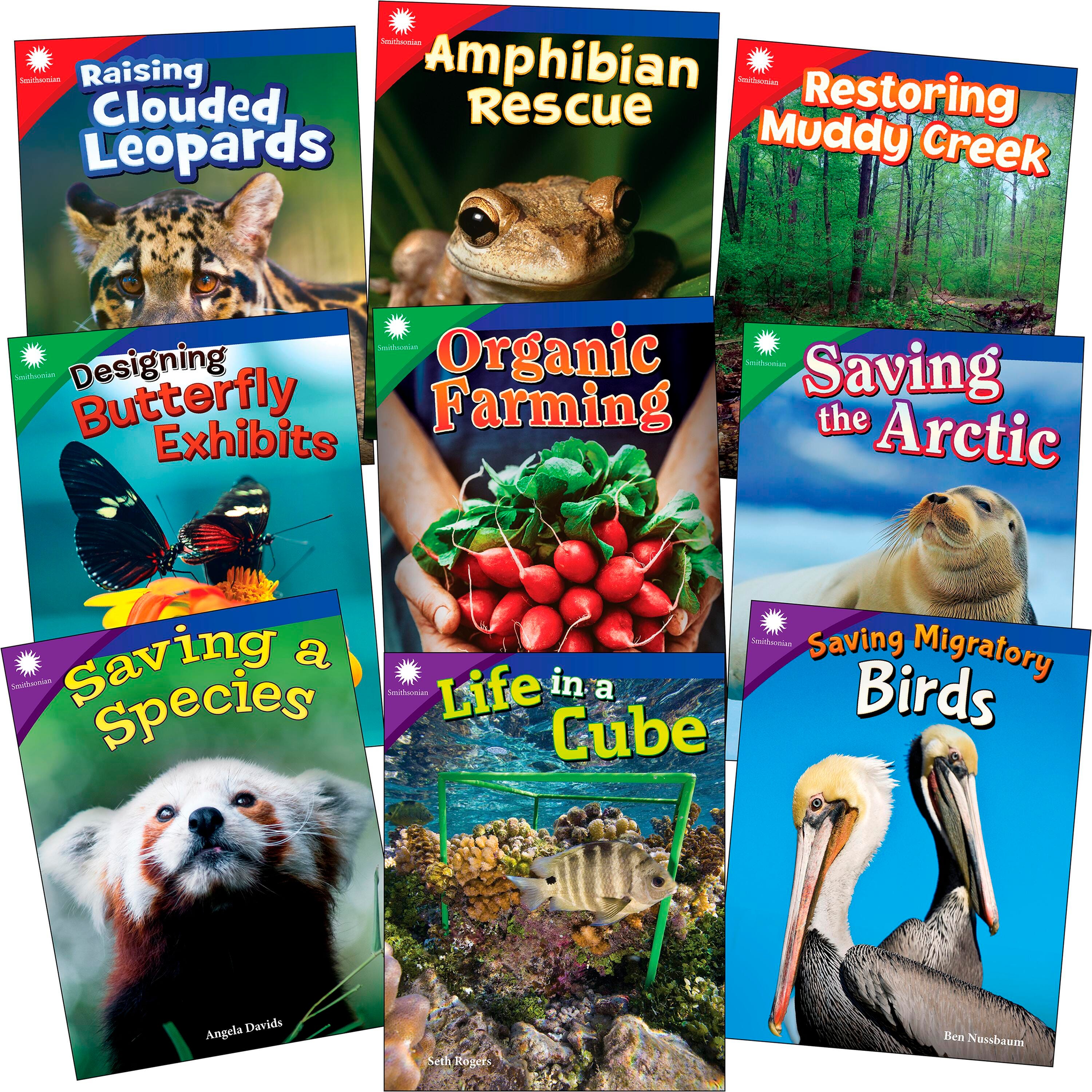 BOOKS SMITHSONIAN ANIMAL+ ECOSYSTEMS SET OF 9