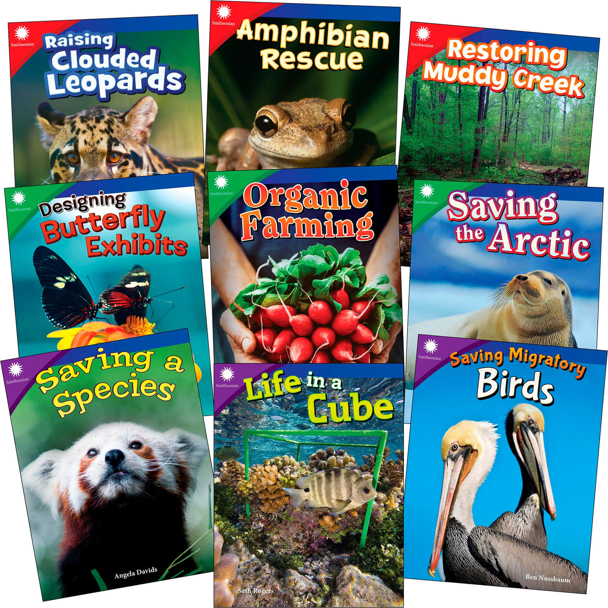 BOOKS SMITHSONIAN ANIMAL+ ECOSYSTEMS SET OF 9
