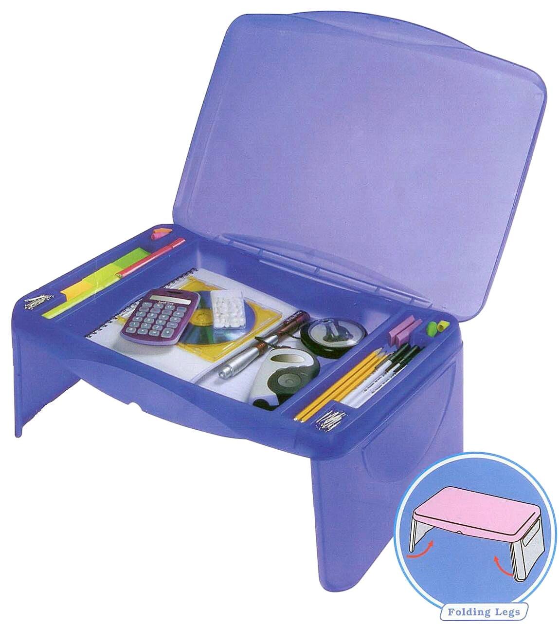 LAP TRAYS WITH STORAGE ASSORTED COLORS EACH