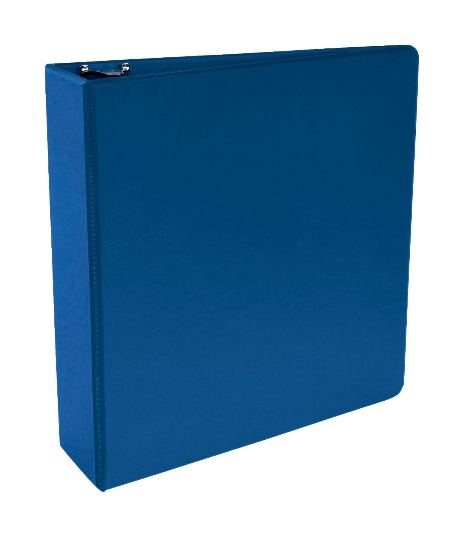 BINDER D-RING 3 IN BLUE SCHOOL SMART