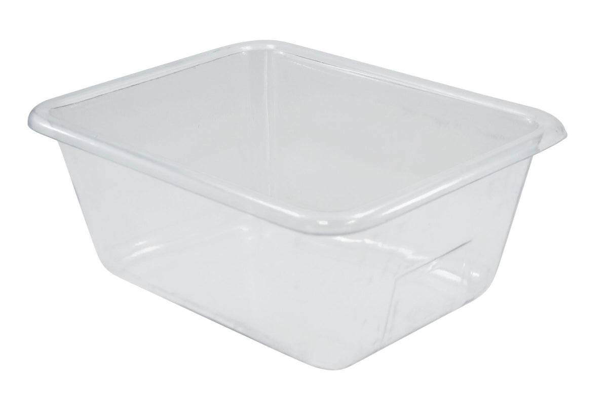 SHIRLEY KS T-134 STORAGE BIN - 14-1/2 L X 11.5 W X 6-1/4 H - CLEAR - EACH