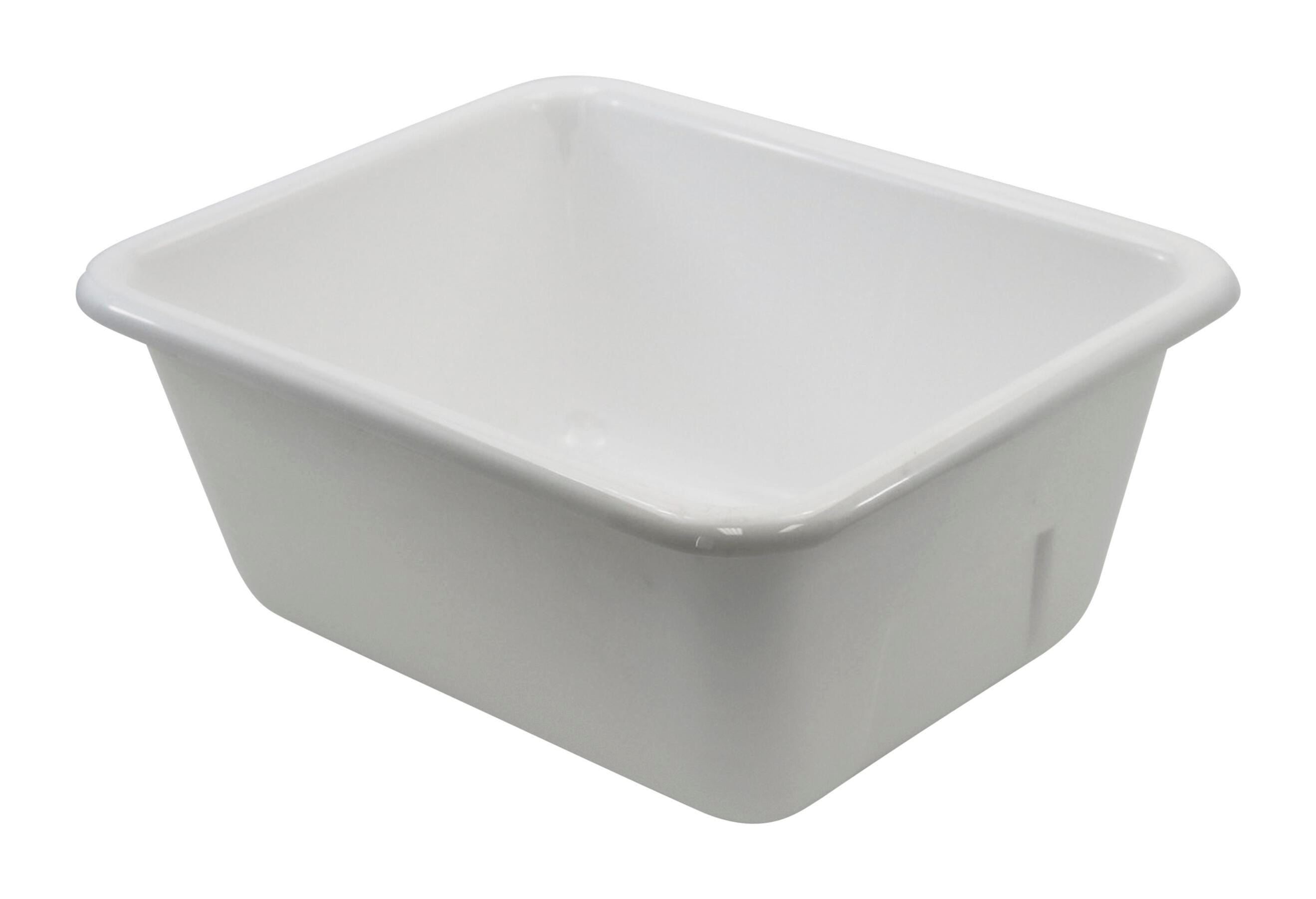 SHIRLEY KS T-134 STORAGE BIN - 14-1/2 L X 11-1/2 W X 6-1/4 H - WHITE - EACH