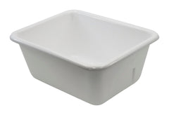 SHIRLEY KS T-134 STORAGE BIN - 14-1/2 L X 11-1/2 W X 6-1/4 H - WHITE - EACH