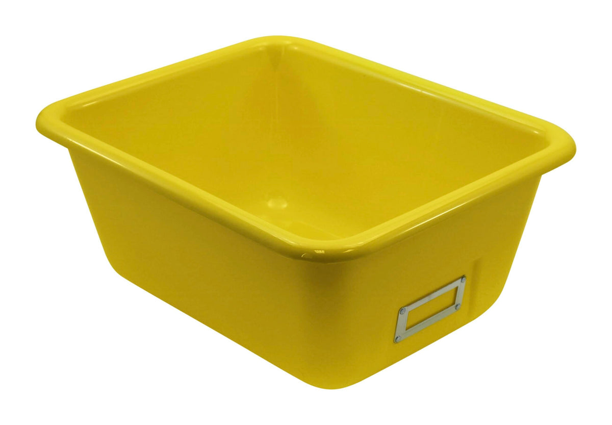 SHIRLEY KS T-134 STORAGE BIN - 14-1/2 L X 11-1/2 W X 6-1/4 H - YELLOW - EACH