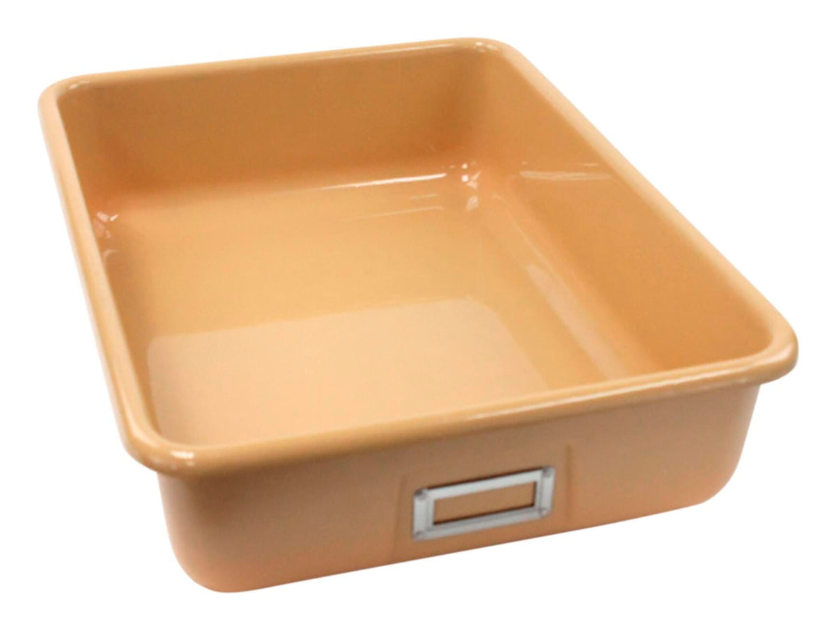 SHIRLEY KS TAN STORAGE BIN - 19 L X 10 W X 4 H - TAN - EACH