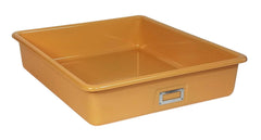 SHIRLEY KS T-163 STORAGE BIN - 21 L X 19 W X 4-1/2 H - TAN - EACH