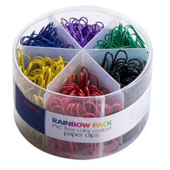 PAPER CLIPS OIC 300 #2 AND 150 GIANT ASSORTED COLORS PACK OF 450