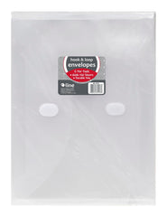 ENVELOPE POLY HOOK AND LOOP LETTER CLEAR PACK OF 5