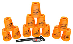 SPEED STACKS-NEON ORANGE SET OF 12