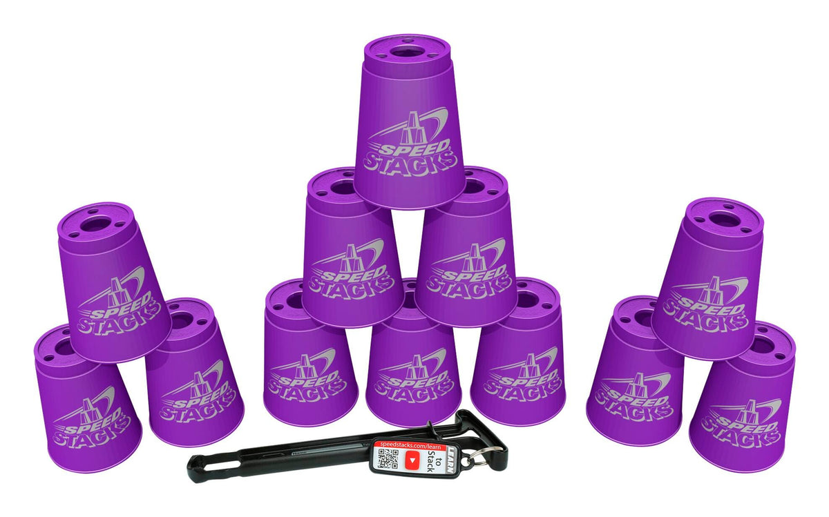 SPEED STACKS-ROYAL PURPLE SET OF 12