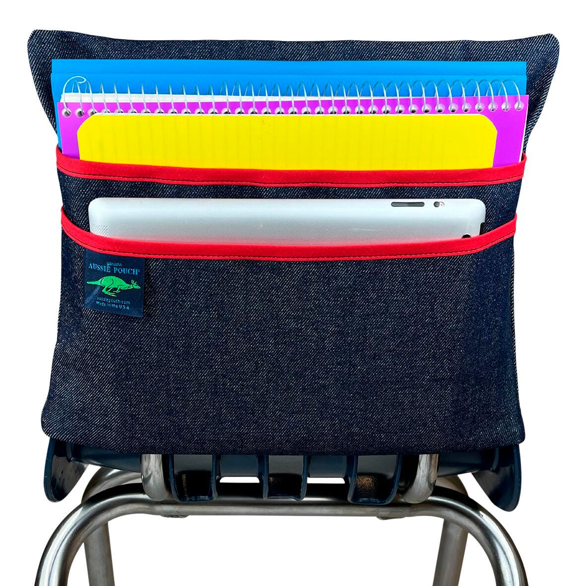 CHAIR POCKET ORIGINAL 13 IN RED TRIM
