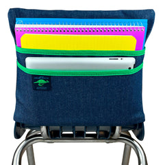CHAIR POCKET LARGE 17 GREEN TRIM