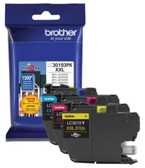 CARTRIDGE INK TONER BROTHER BRTLC30193PK MULTI-COLOR PK OF 3