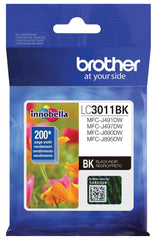 CARTRIDGE INK TONER BROTHER BRTLC3011BK BLACK