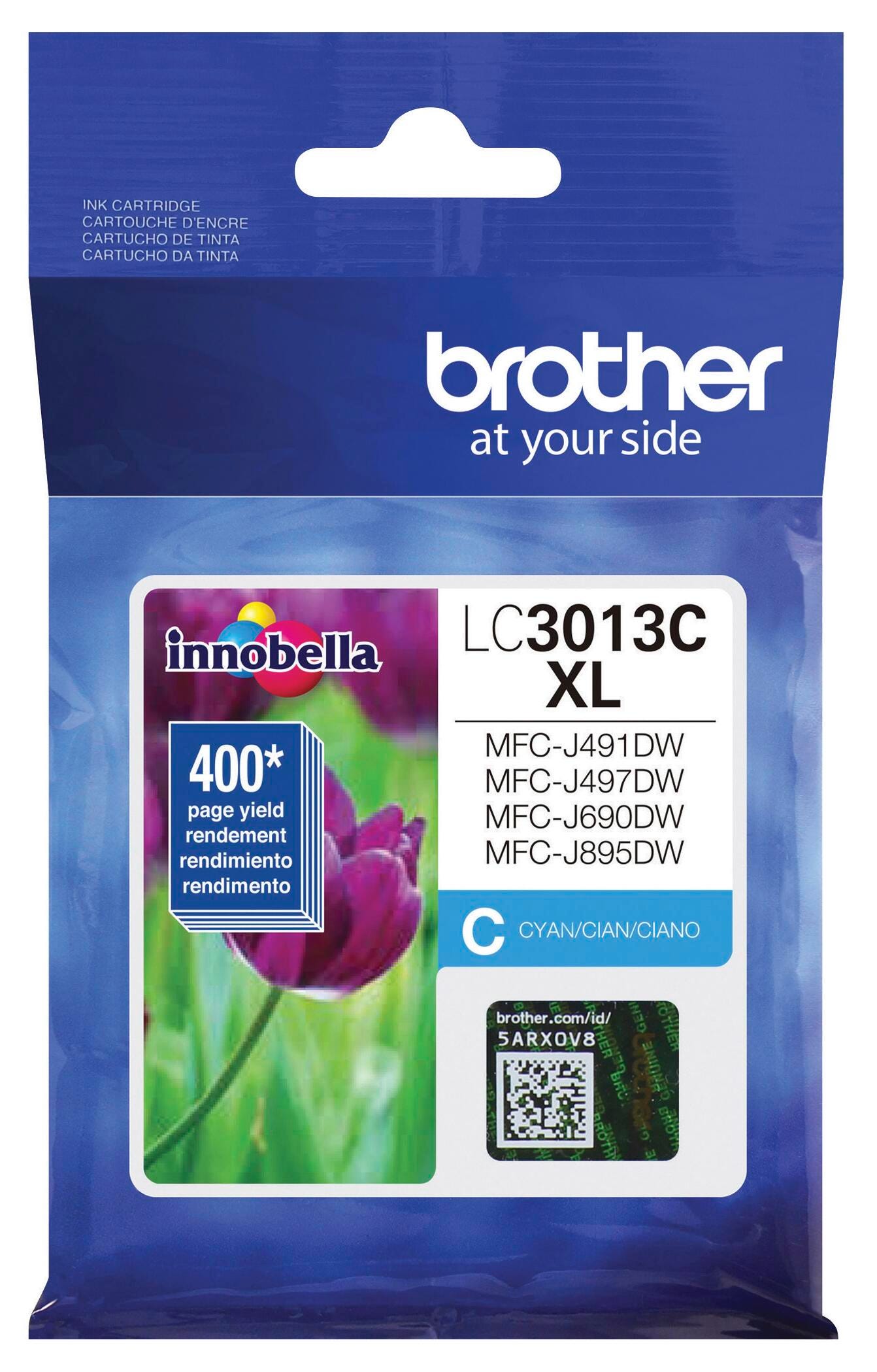 CARTRIDGE INK TONER BROTHER BRTLC3013C CYAN