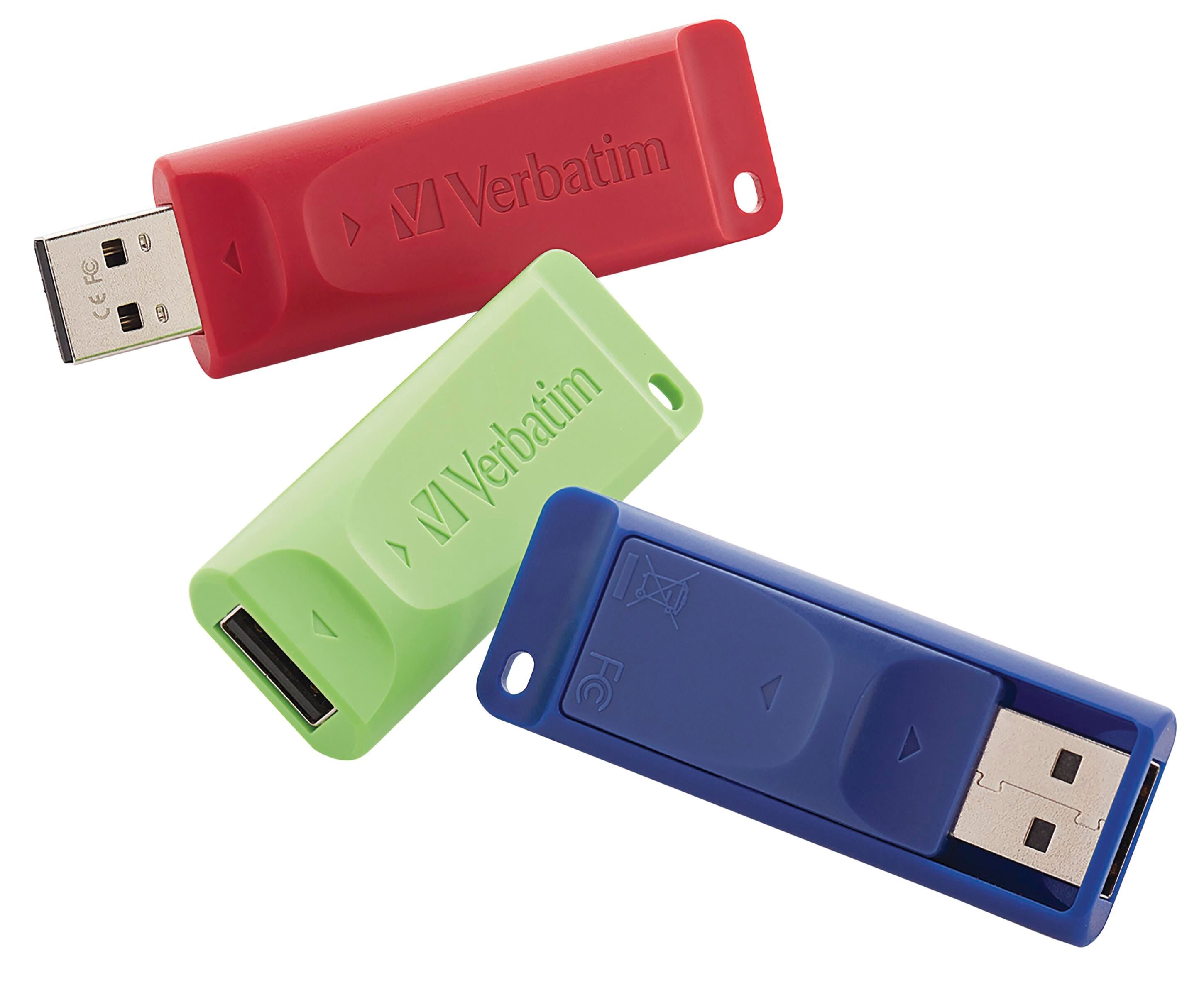 FLASH DRIVE USB 2.0 STORE N GO 32 GB PK OF 3 VERBATIM VER99811