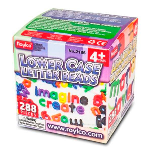 BEADS ALPHABET LOWERCASE LETTERS SET OF 288