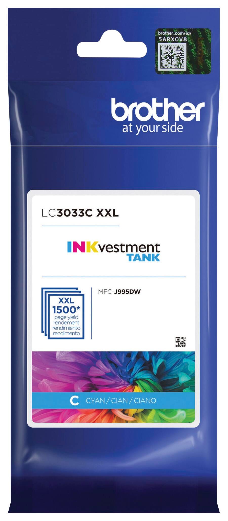 CARTRIDGE TANK INKVESTMENT CYAN BRTLC3033C