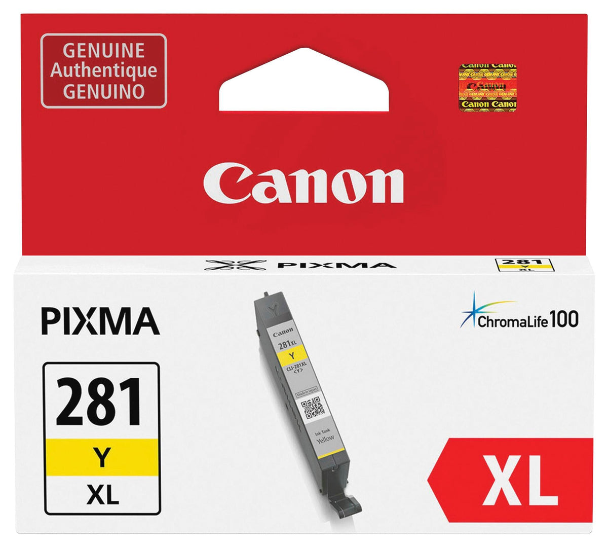 CARTRIDGE INK TONER CANON PIXMA CNMCLI281XLYW YELLOW