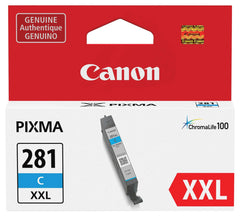 CARTRIDGE INK TONER CANON PIXMA CNMCLI281XXLCY CYAN