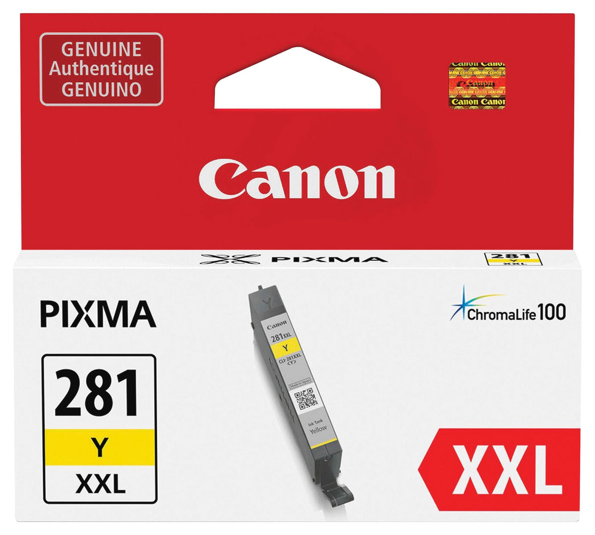 CARTRIDGE INK TONER CANON PIXMA CNMCLI281XXLYW YELLOW