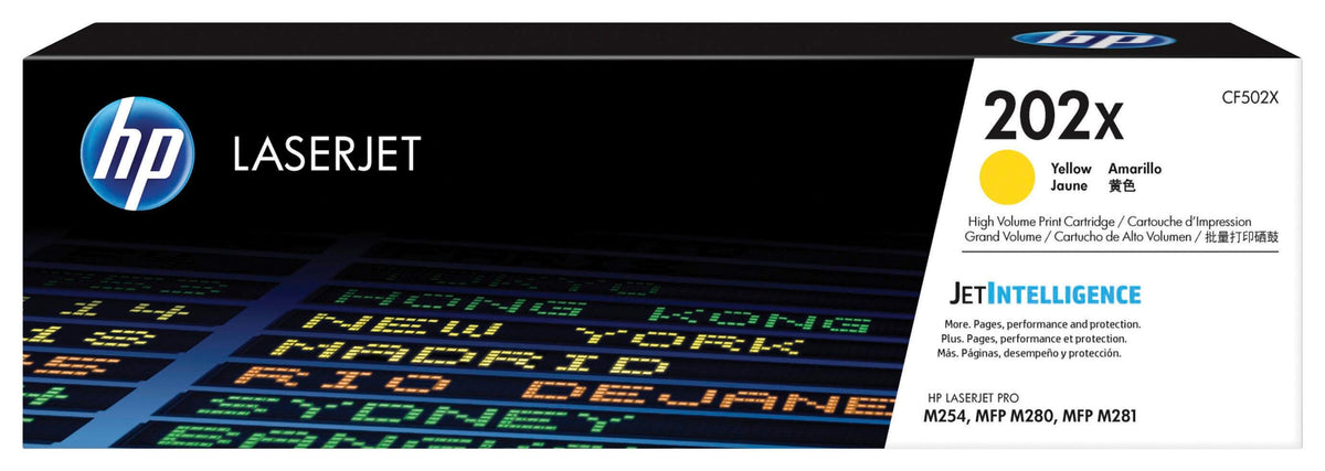 CARTRIDGE INK TONER HP HEWCF502X YELLOW