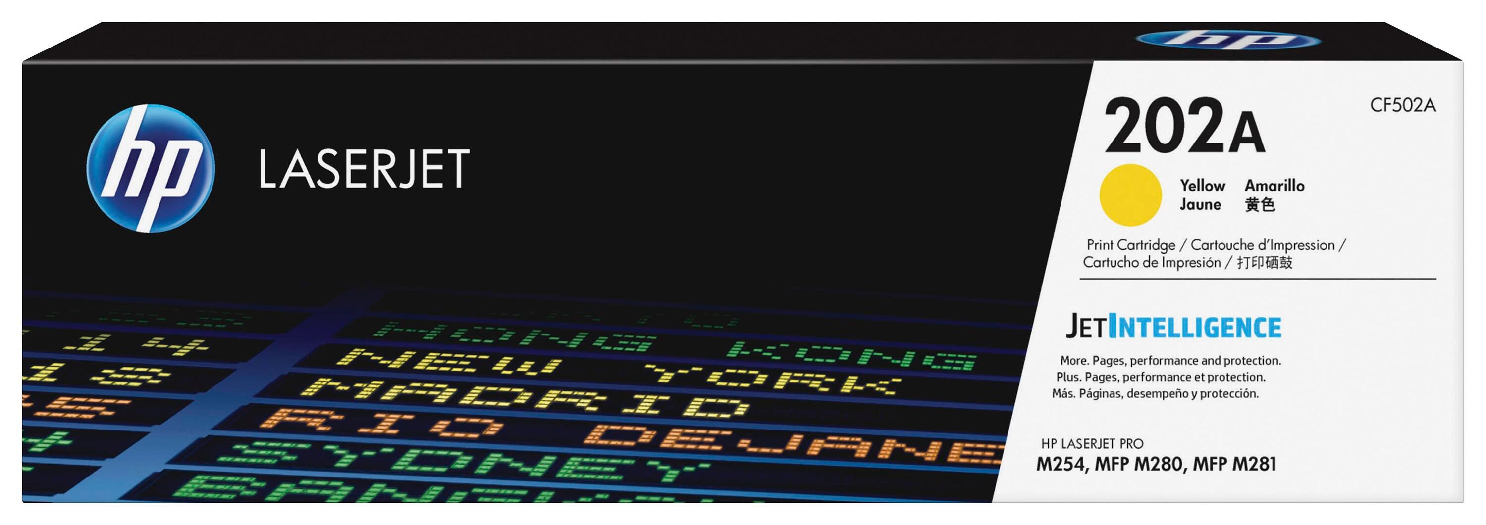 CARTRIDGE INK TONER HP HEWCF502A YELLOW