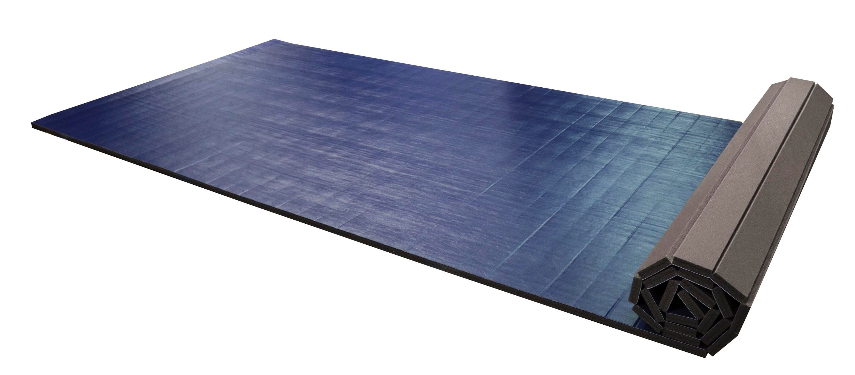 DOLLAMUR - FLEXI ROLL WITH ONE SIDE VINYL - 1IN X 6FT X 26FT ROYAL BLUE