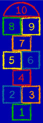 CHILDCRAFT ABC HOPSCOTCH CARPET 2 FT 6 IN X 7 FT RECTANGLE