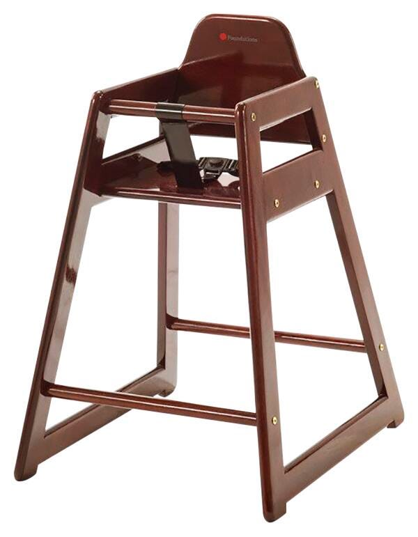 NEAT SEAT HARDWOOD HIGH CHAIR - ANTIQUE CHERRY