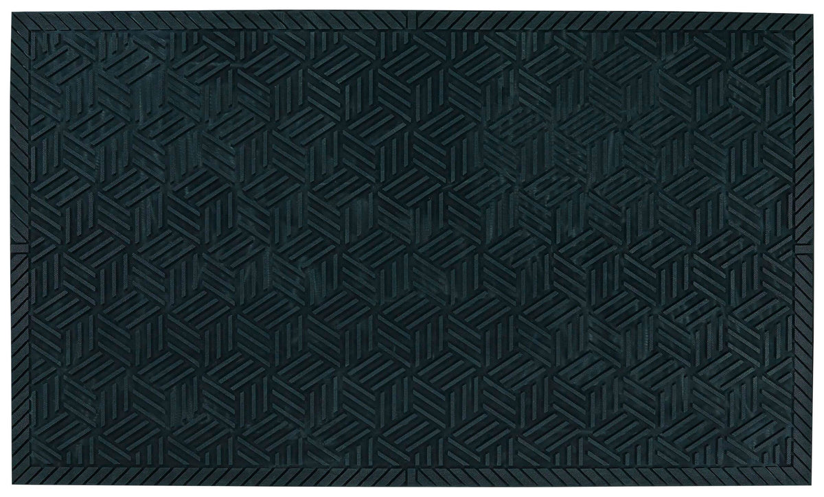 FLOOR MAT - M AND A MATTING SUPERSCRAPE PLUS WITHOUT HOLES - 4X6 FT - BLACK