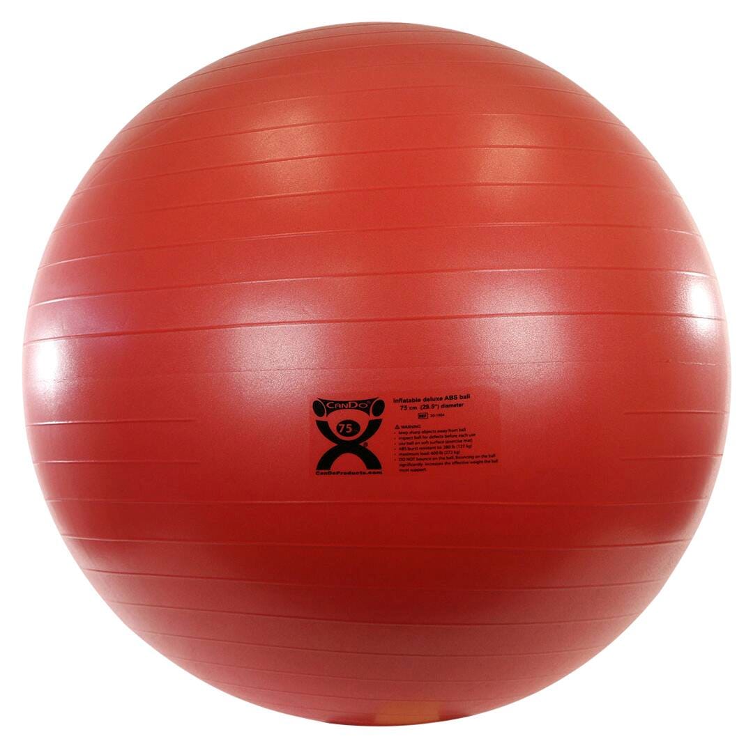 CANDO INFLATABLE BALL, RED, 75 CM