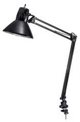 DESK LAMP LED SWING ARM W/CLAMP BLACK