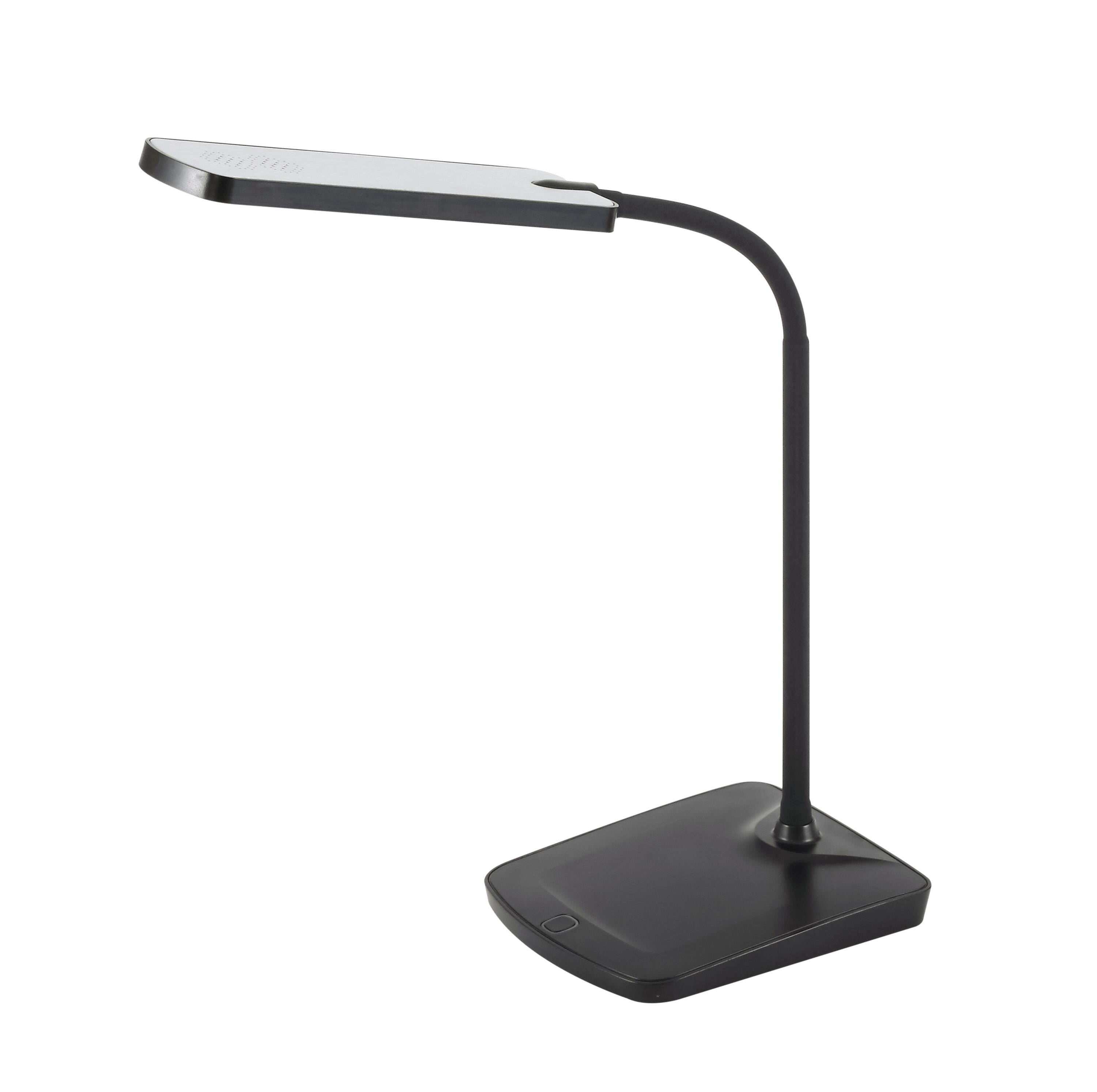 DESK LAMP LED SILICONE NECK DIMMABLE BLACK