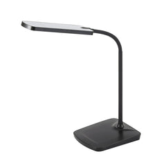 DESK LAMP LED SILICONE NECK DIMMABLE BLACK