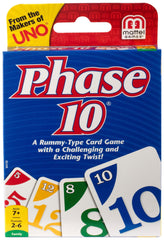 GAME CARD PHASE 10