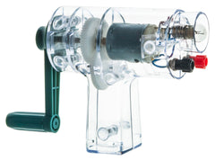 GENERATOR HAND WITH LIGHT AND BANANA TERMINALS