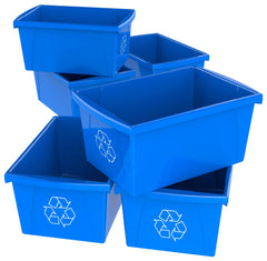 RECYCLE BIN - 5.5 GALLON - CASE OF 6