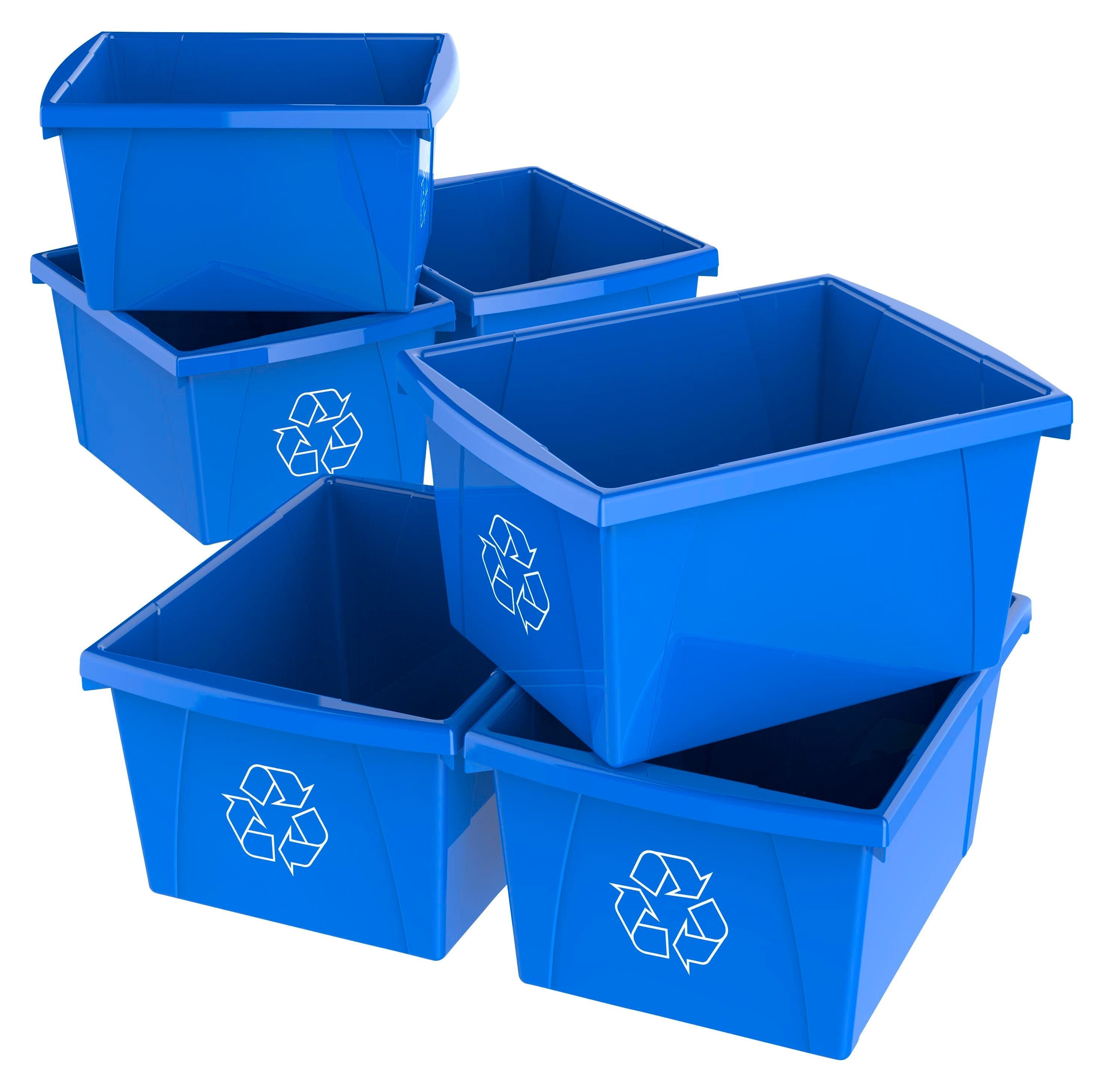 RECYCLE BIN - 4 GALLON - CASE OF 6