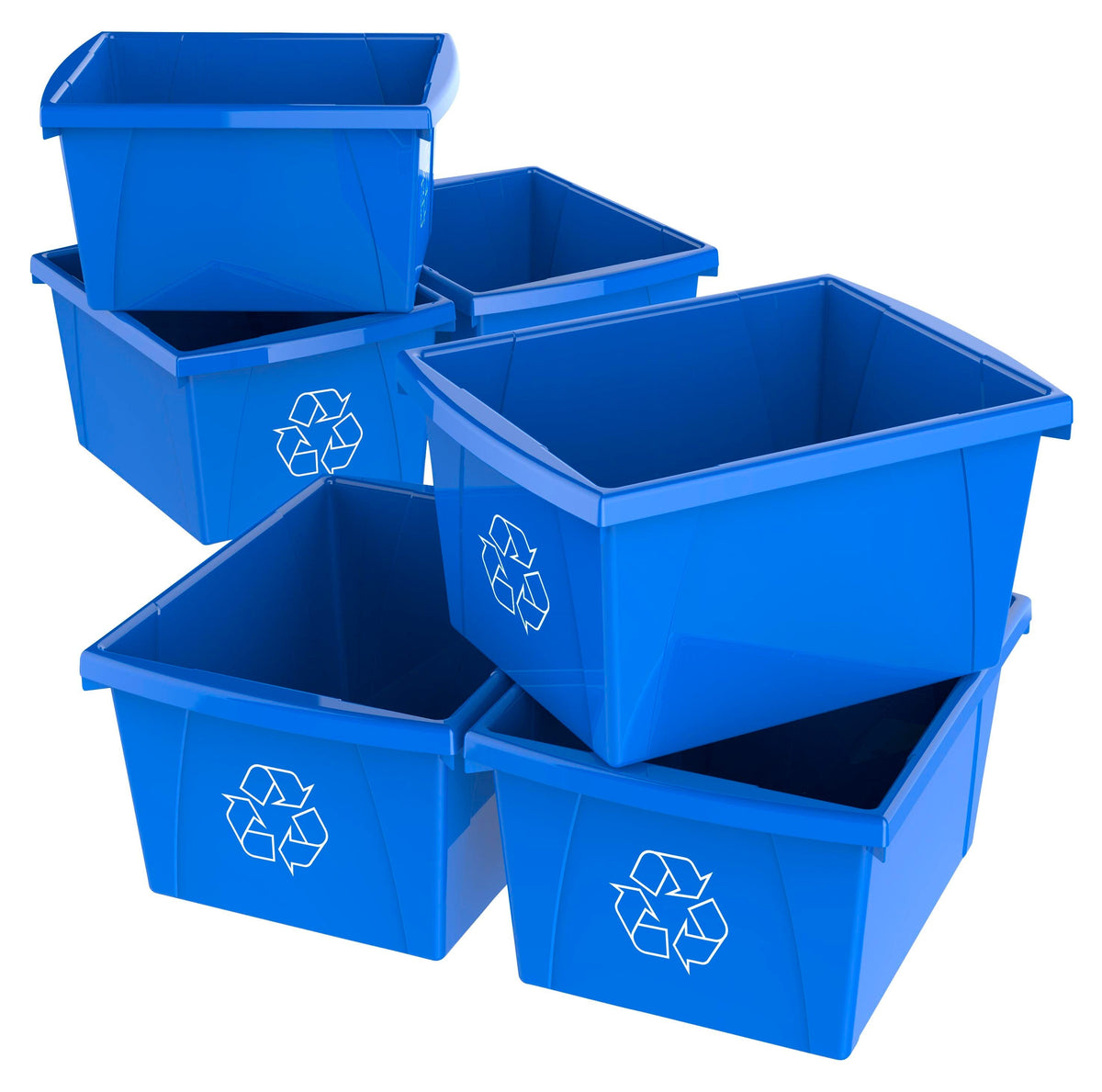 RECYCLE BIN - 4 GALLON - CASE OF 6