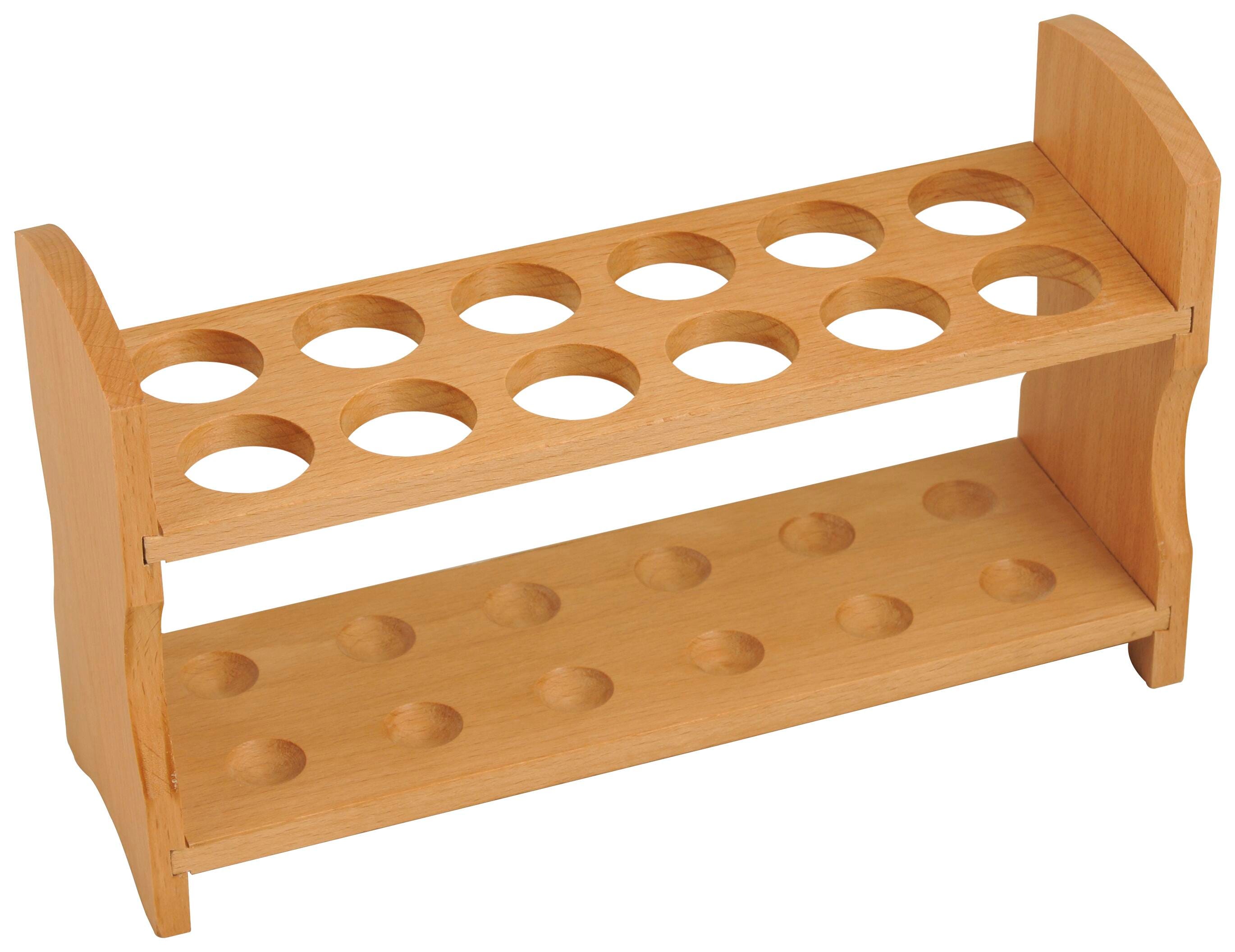 TEST TUBE KIT RACK 12 HOLES 28MM SET OF 8